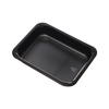 Hitray 002 27 oz. Plateau de cpet noir rectangulaire