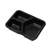 Hitray 006 27 oz. Rectangular black cpet tray