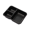 Hitray 012 27 oz. Rectangular black cpet tray