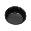 Hitray 028 5 oz. Round black cpet tray 