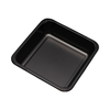 Hitray 029 37 oz. Square Black CPET Tray 