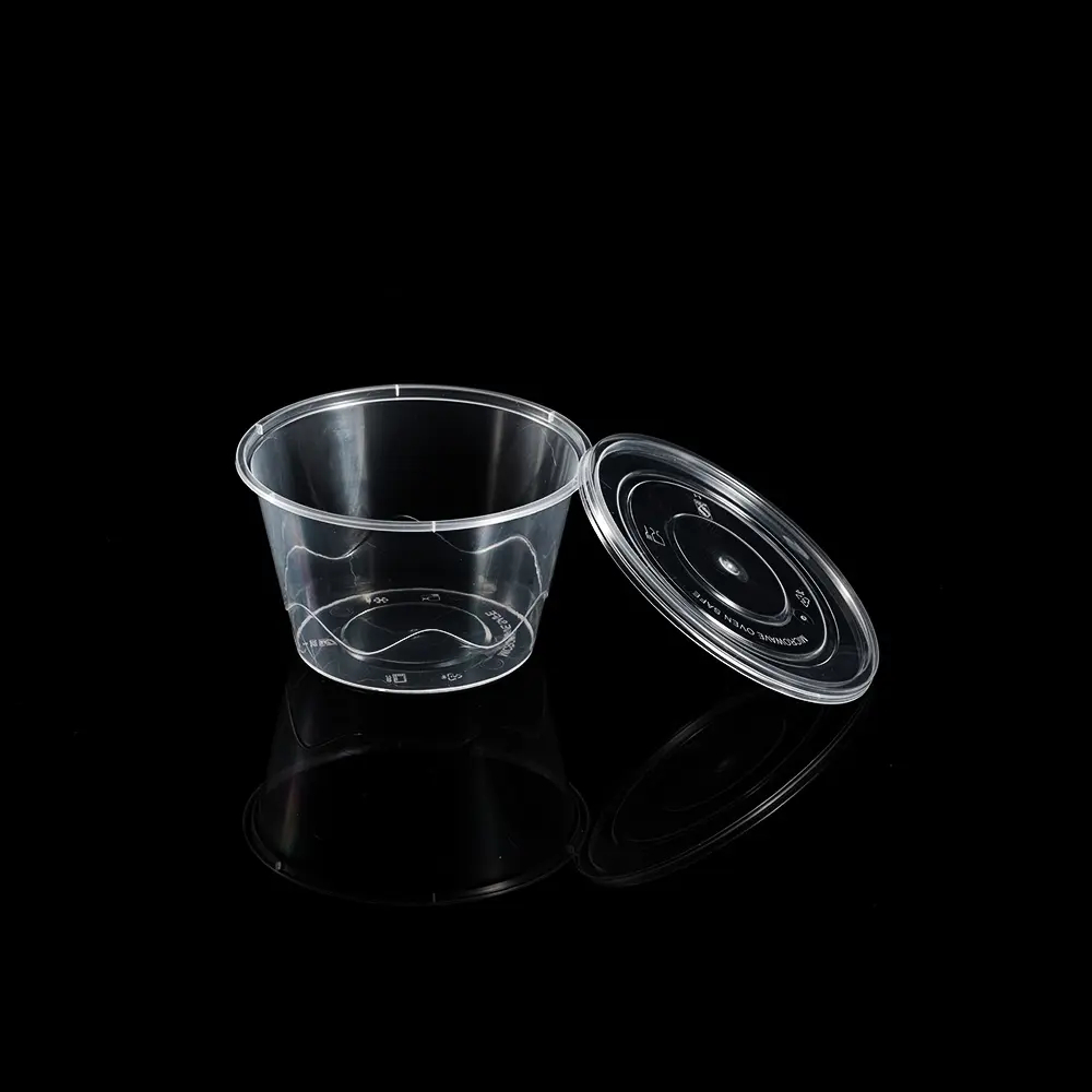 lids နှင့်အတူဝက်အူချောင်းများအတွက် Hi-tray အနက်ရောင်ရှင်းလင်းသော PP ပြွန်