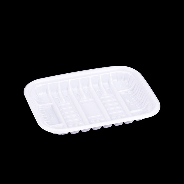 Hitray Disposable White PP Meat Packaging Trays 