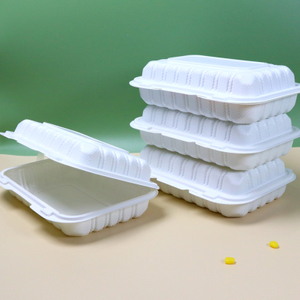 Kraft စက္ကူအစားအစာ Tray PP Food Tray အတွက် Hi-tray-13 မြင့်အဖုံး