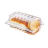 Hi tray malinaw na bisagra maliit na hugis -parihaba na lalagyan ng bakery