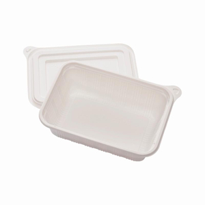 Hi tray disposable microwavable food storage meal prep container pla sheet pla tray