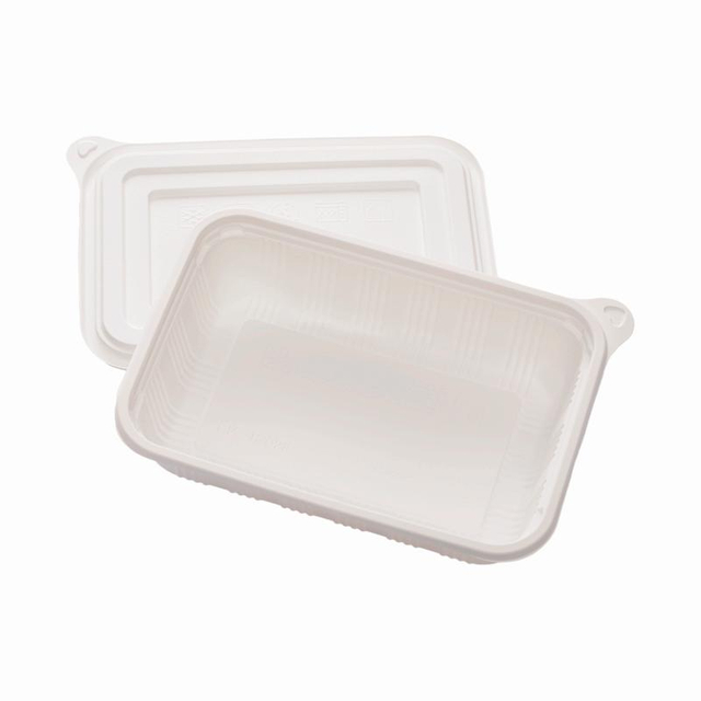 Hitray 500/550ML Bento Lunch Box PLA Meat Tray