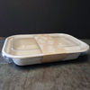 Hitraya China ထုတ်လုပ်သူ 20-25 oz rectangular pla အသားဗန်း