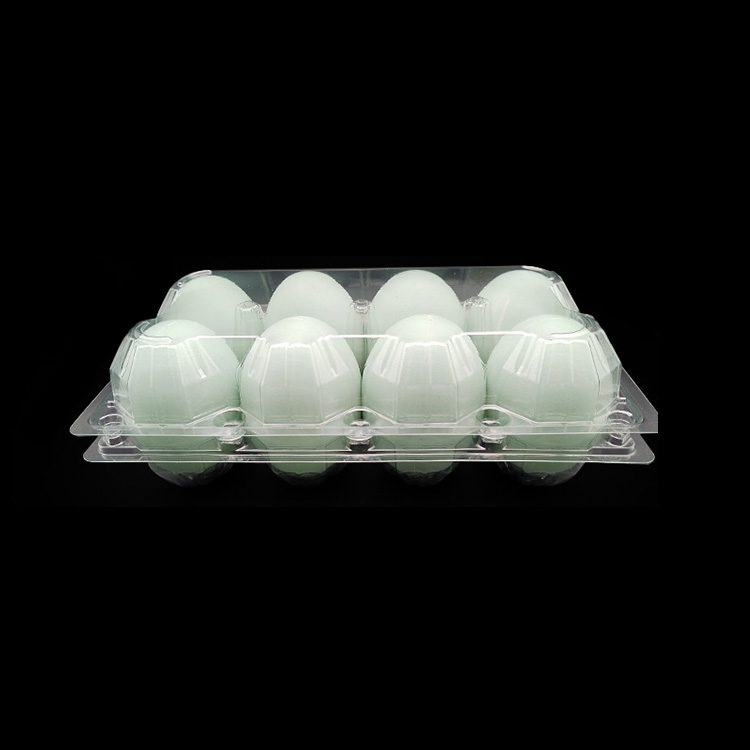Hitray 4 6 8 9 10 Bilangin ang Pet Sheet Blister Clear Plastic Duck Egg Cartons Box 