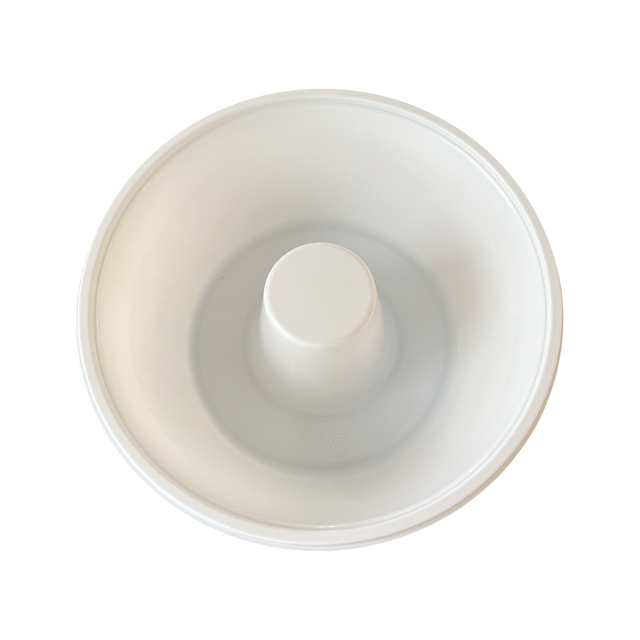 Hitray hi33 37 oz. Round White CPET Tray
