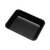 Hitray Hi37 37 oz. Rectangular black cpet tray