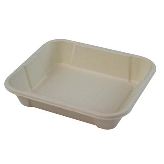 Hitray Biodegradable Black To Go Fresh Tray Custom 6 Compartment Disposable Food Box for Packing