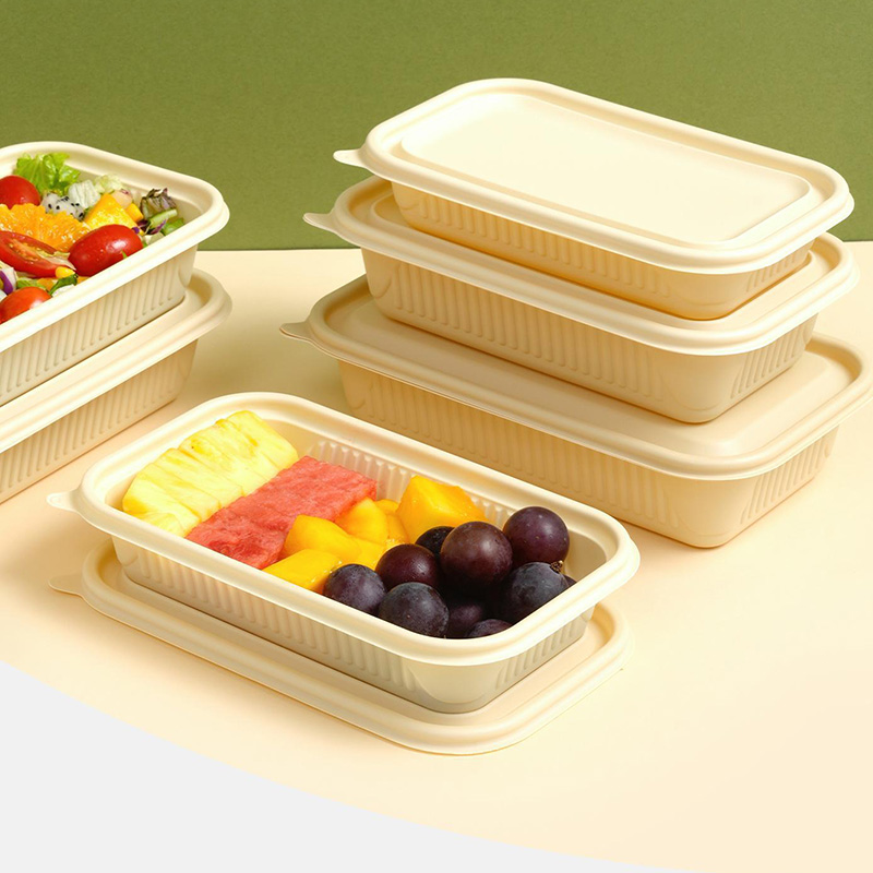 Hitray 1300ml Natural Cornstarch Food Container