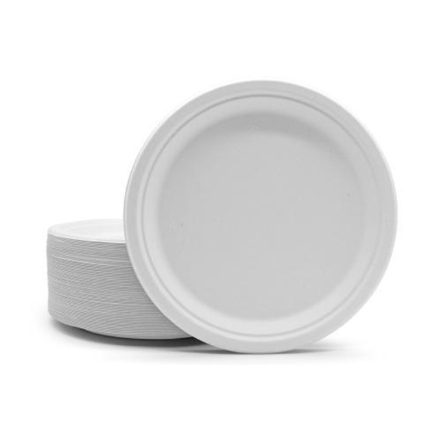 Hitray 6 Inches Round Plate Bagasse Food Container