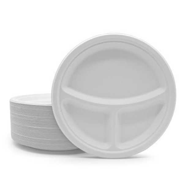 Hitray 6 Inches Round Plate Bagasse Food Container