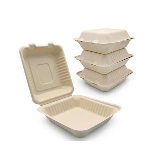 Hitray New Design 6 Inch Burger Box Bagasse Food Container