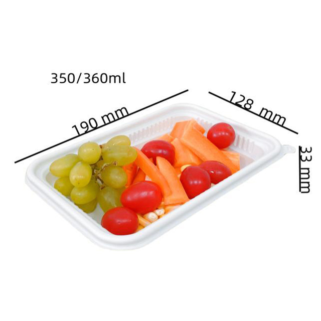 Hitray Eco-Friendly PLA Disposable Tableware Packaging Trays PLA Meat Tray