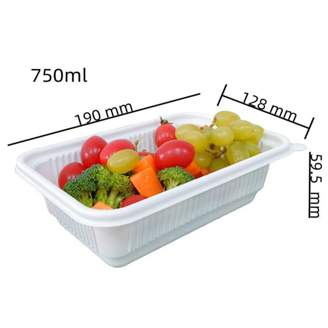Hitray Friendly PLA Material Biodegradable Trays and Containers 