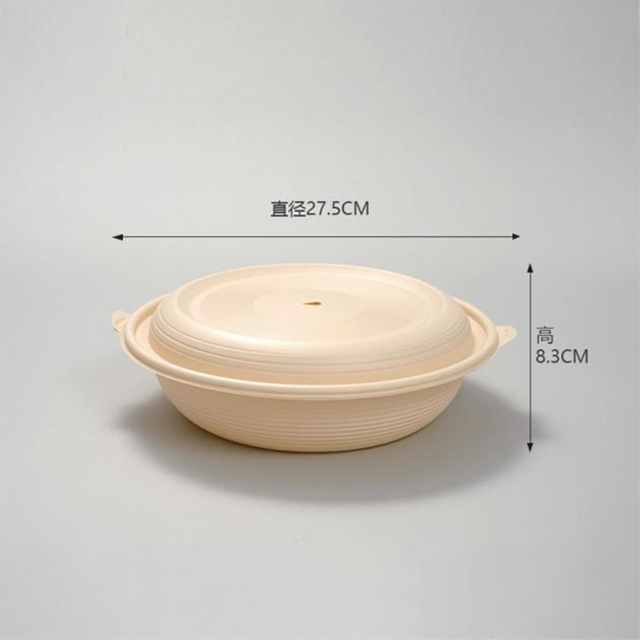  Hi Tray Best Price Large Cornstarch Containers Eco-Friendly Degradable Degradable Corn Starch Box