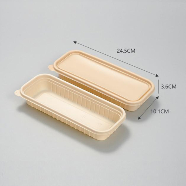  Hi Tray Hot Selling 1250ml Corn Starch Rectangular Disposable Lunch Box Meal Prep Containers For Food