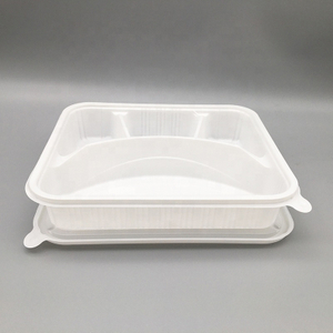 Hi tray pla plastic food container pp alagang sariwang plastik na pagkain tray