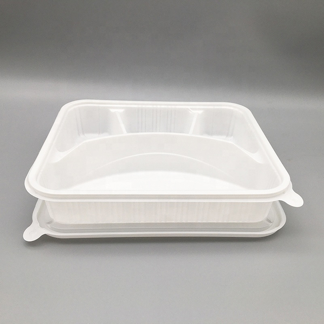 Hitray 5 Comp. 1100ML Take Out Lunch Box PLA Meat Tray
