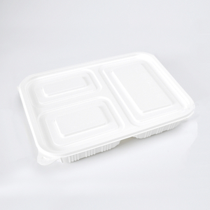 Hi tray disposable microwavable food storage meal prep container pla sheet pla tray
