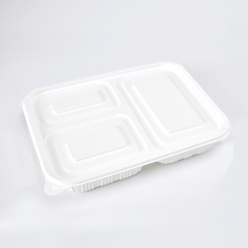 Hi tray disposable microwavable food storage meal prep container pla sheet pla tray