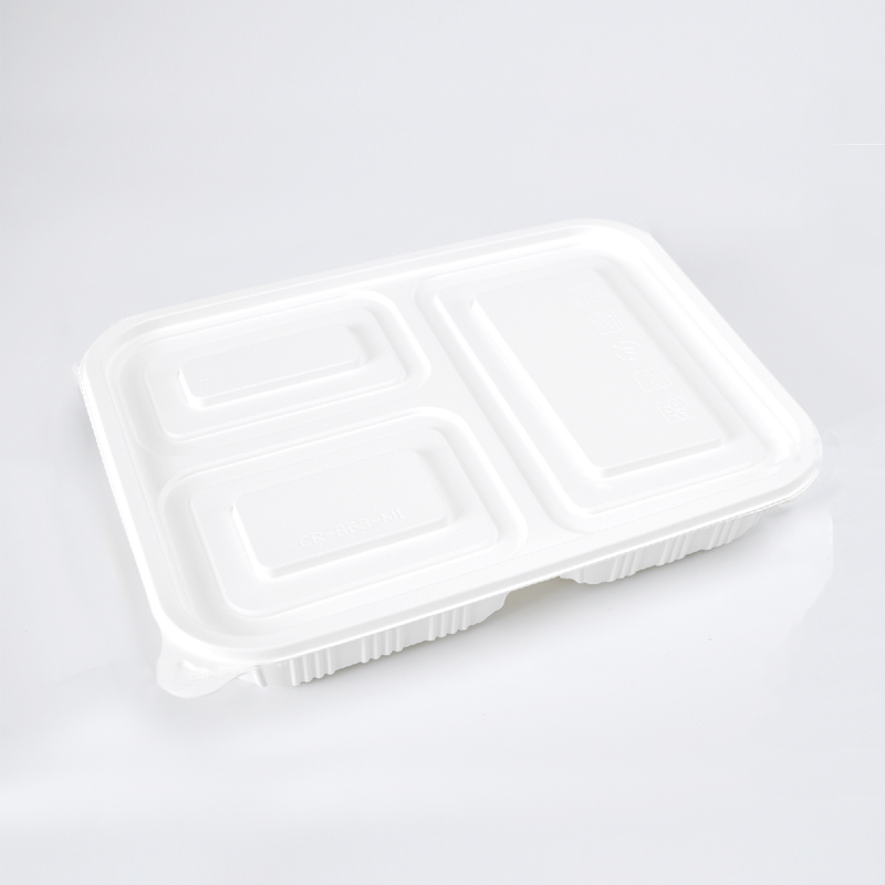 Hi tray disposable microwavable food storage meal prep container pla sheet pla tray