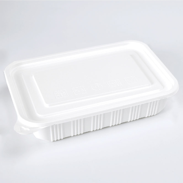 Hitray 500/550ML Bento Lunch Box PLA Meat Tray