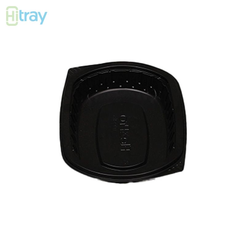 Hitray Hi28 17 oz. Plateau de cpet noir rectangulaire 