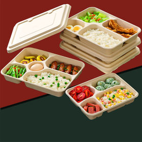 Hitray China Manufacturer 20-25 Oz Rectangular PLA Meat Tray